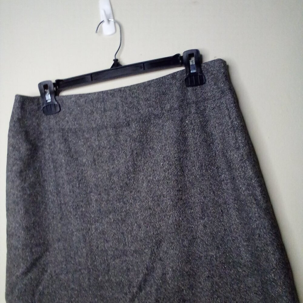 Ann Taylor Loft Skirt Women 4 Classic Wool Blend Gray - Picture 4 of 10